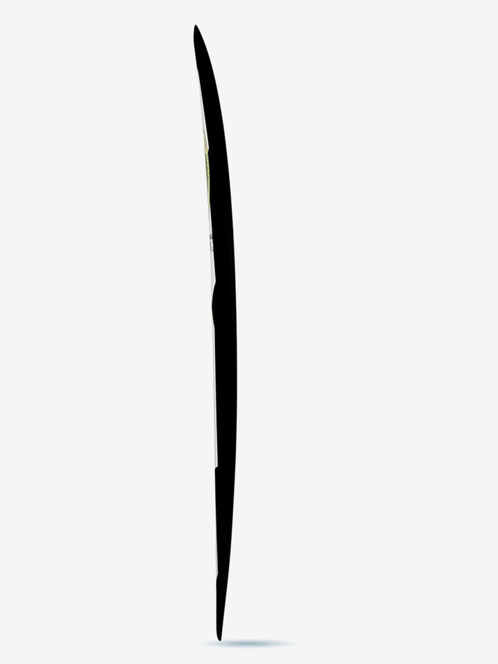 The Saint twin fin – B/W spray – rocker
