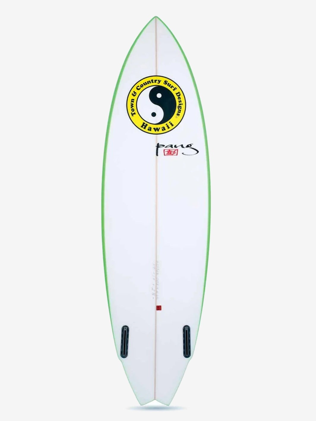 The Saint twin fin – Icon spray – bottom