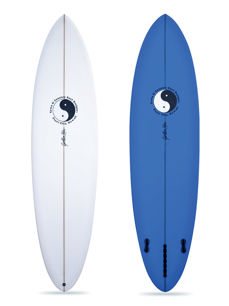 MLC Mid Length Twin Fin Surfboard - Ocean | Surfboards | T&C