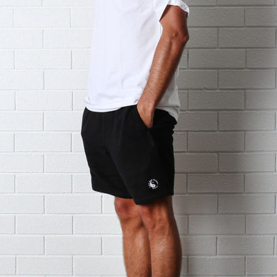 Terry Toweling Short - Black