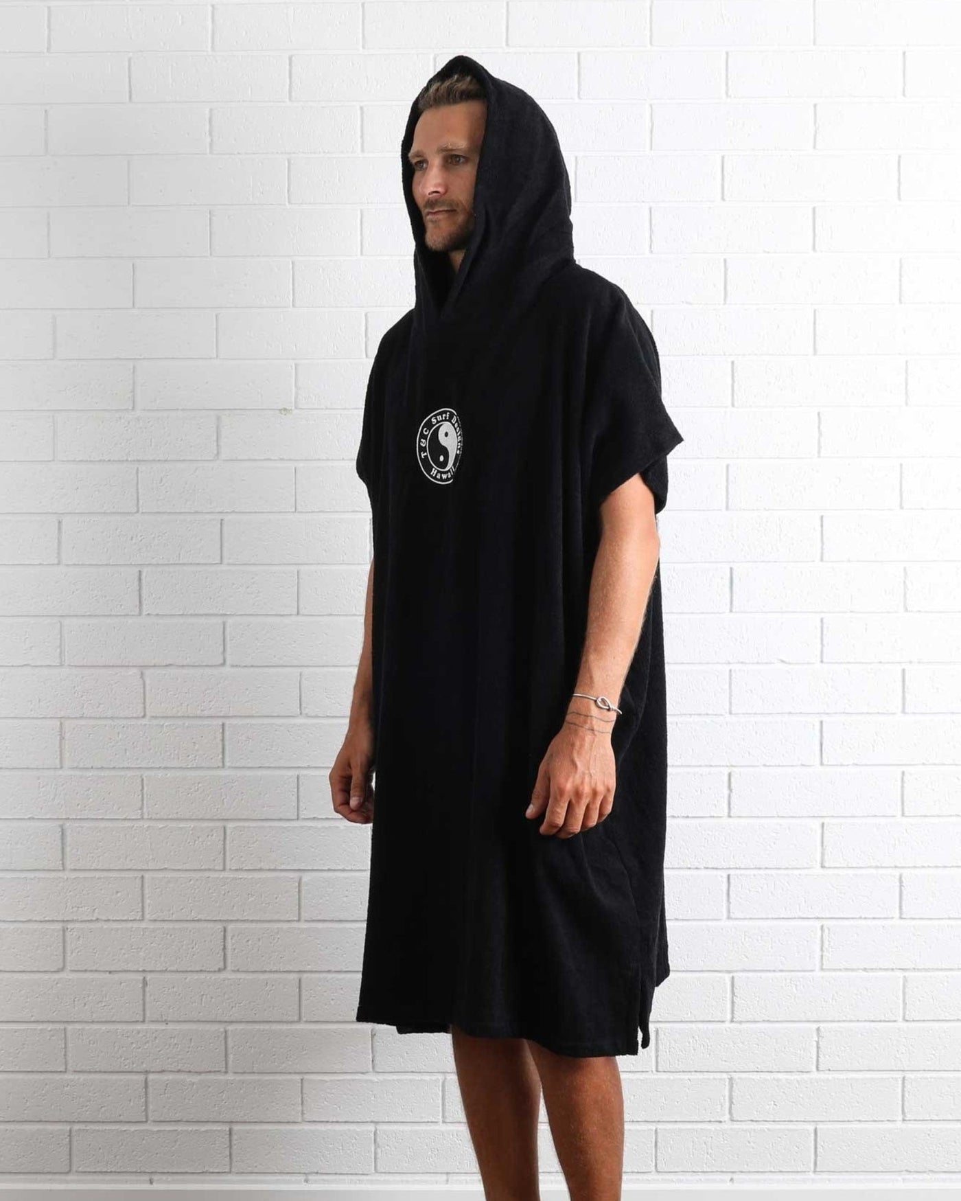 Kids OG CF Hooded Towel - Black