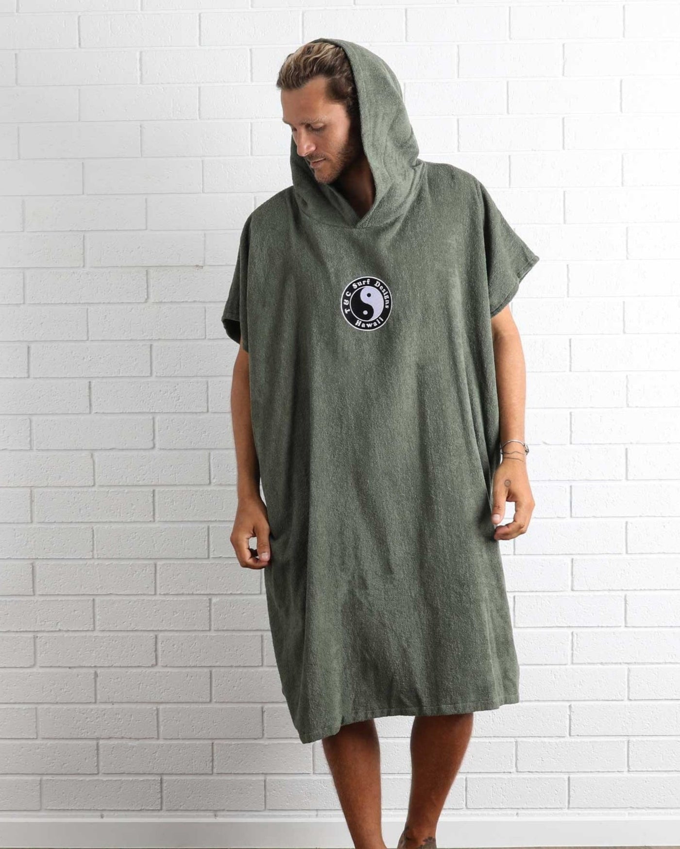OG CF Hooded Towel - Military