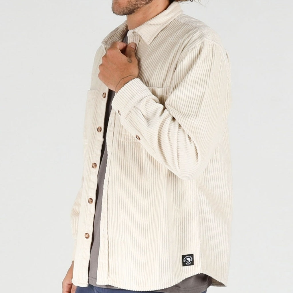 Motion LS Cord Shirt -  Stone