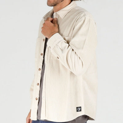 Motion LS Cord Shirt -  Stone