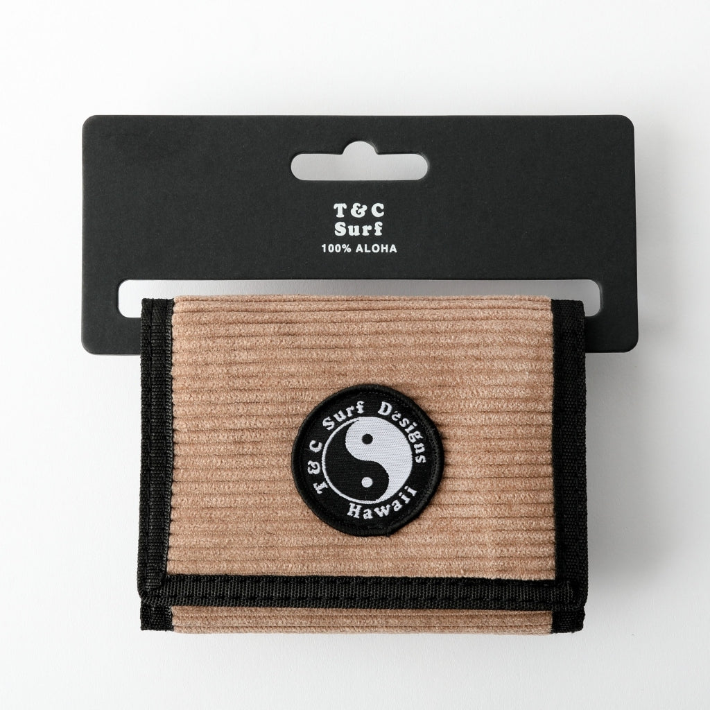 Cord Velcro Wallet - Earth